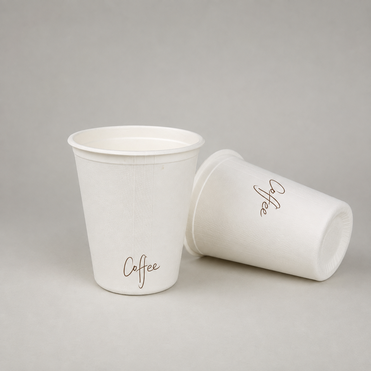 Custom Compostable Sugarcane Fiber Coffee Cups