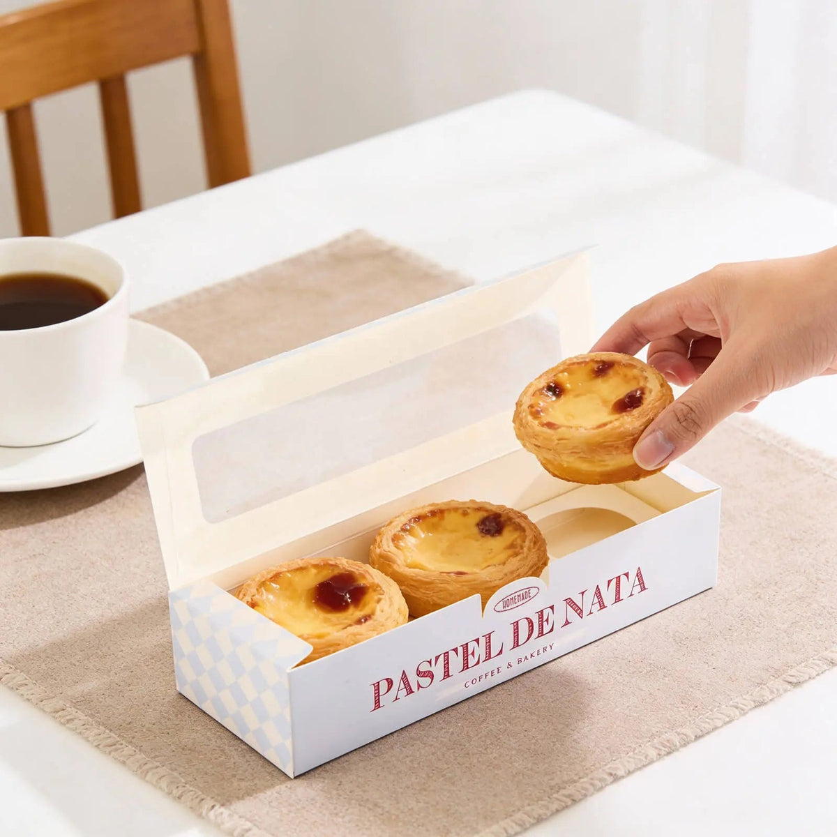 Custom Egg Tart & Cupcake Boxes with Inserts - view 2