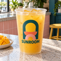 Custom 34oz Wide-Mouth Stadium Cups - 119mm: multi-color logo scene (AI-generated print concept)