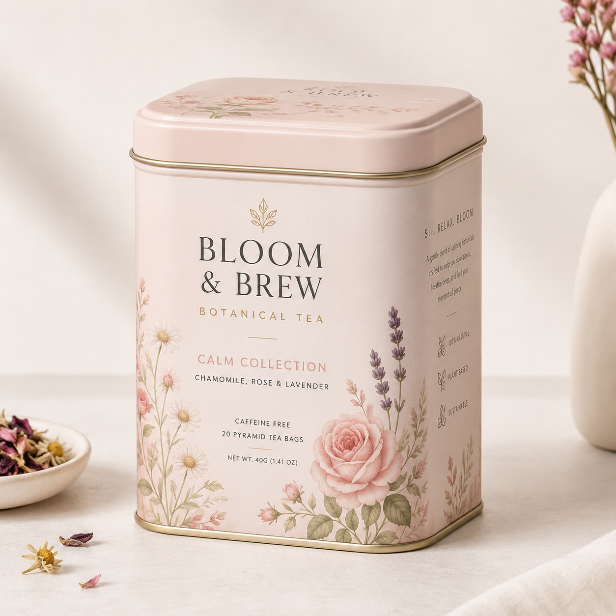 Custom Tea Tins Wholesale | Premium Metal Tea Packaging