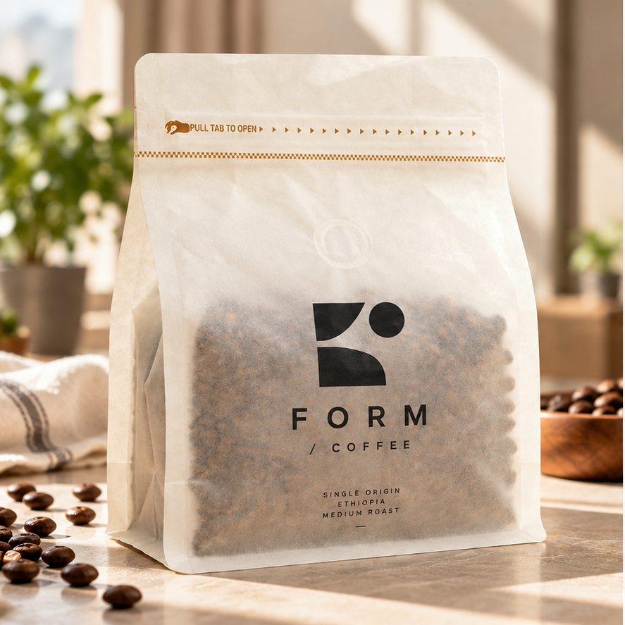 12oz Tissue Paper Coffee Bag