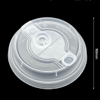 Ready to Ship 90mm Detachable Two-Piece PP Cup Lids