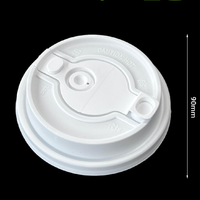 Ready to Ship 90mm Detachable Two-Piece PP Cup Lids