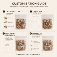 Custom Freeze-Dried Pet Treat Packaging Bags