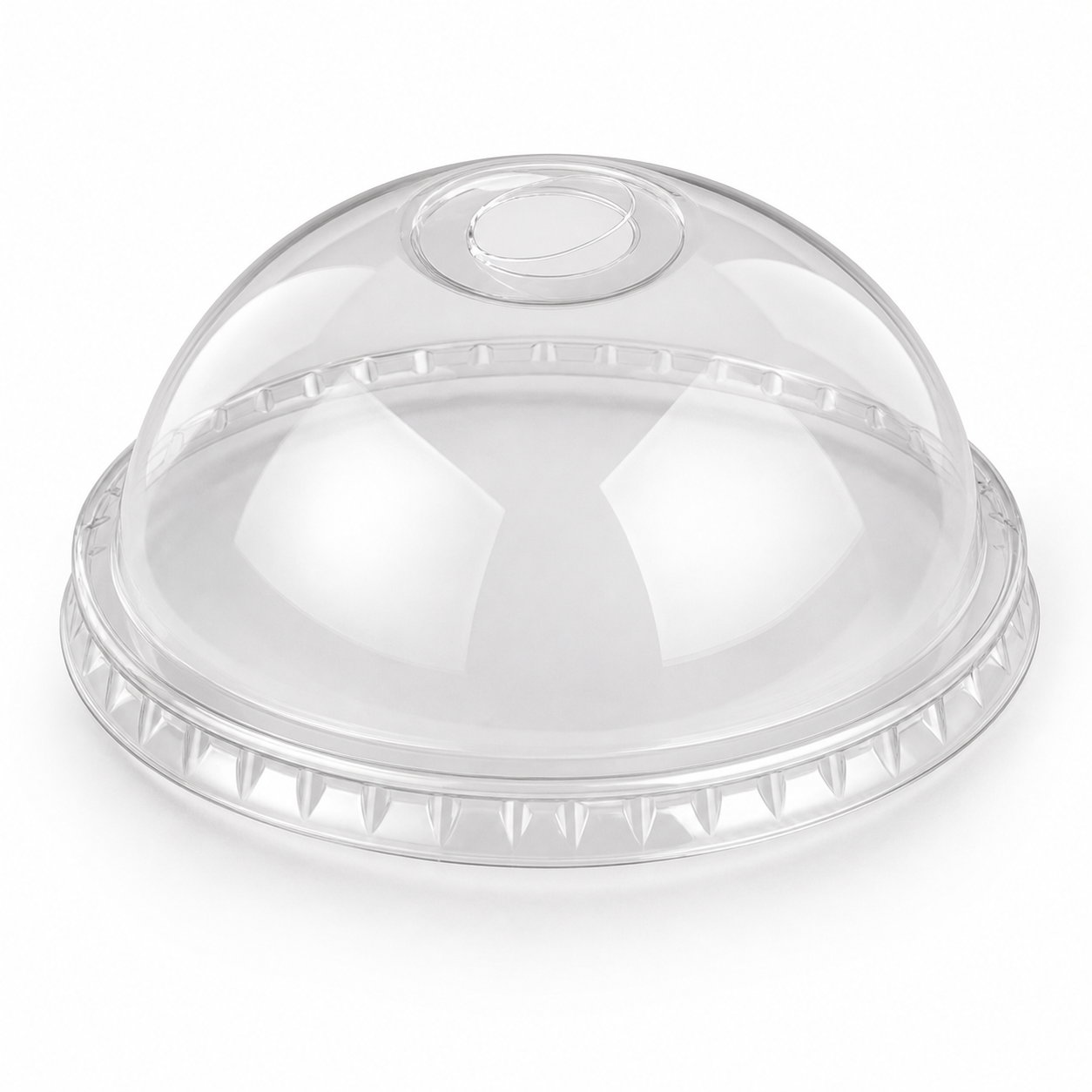 PET Dome Cup Lids – Multiple Rim Sizes, Ready to Ship