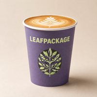 Custom Printed Single Wall Coffee Cups
