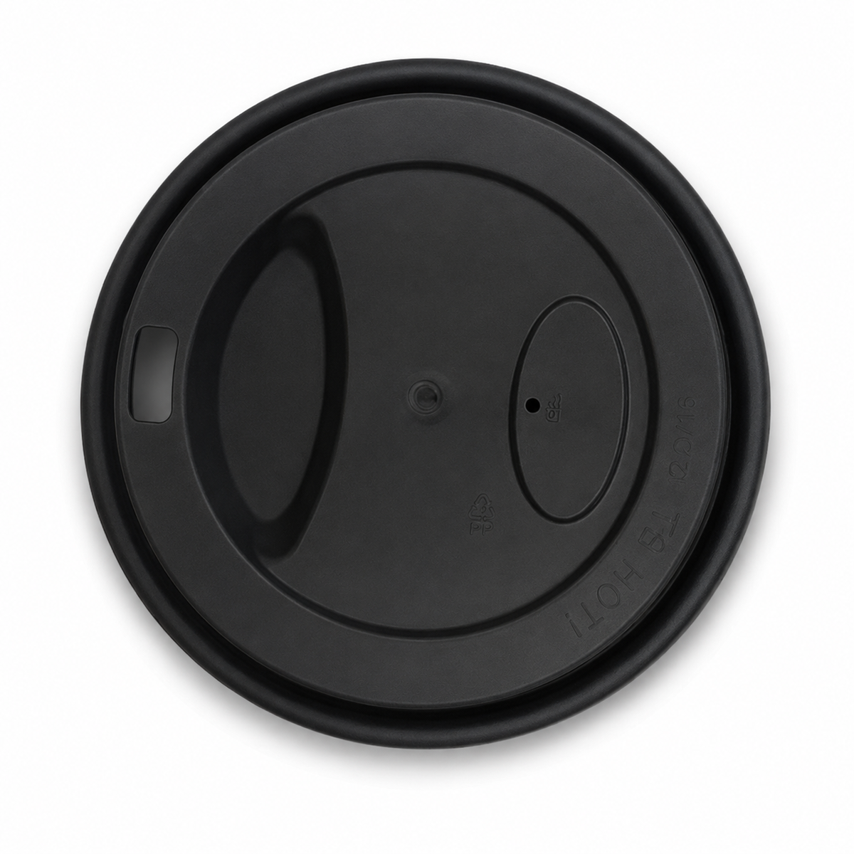 Tapas de Polipropileno para Vasos de Café (con abertura) – 90 mm, Listas para Envío