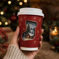 Custom Hollow Rotating Paper Cups