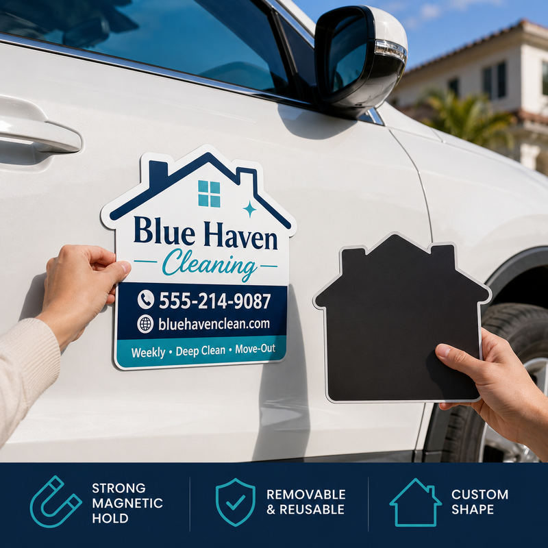 Custom Car Magnets for Vehicle Branding