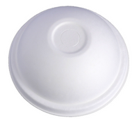Compostable Sugarcane Fiber Dome Cold Cup Lids – 80mm & 90mm