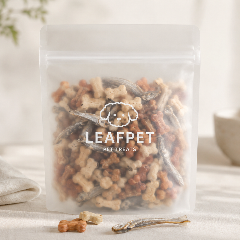 Custom Freeze-Dried Pet Treat Packaging Bags