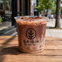 18oz Custom Recyclable Plastic Cups with Logo – 98mm Rim