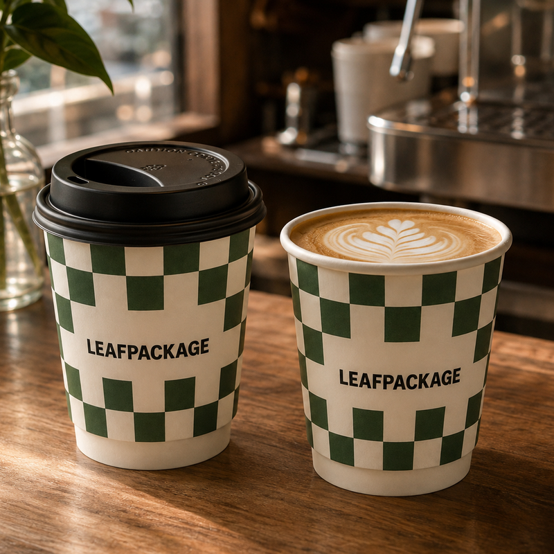 Custom Double Wall Paper Coffee Cups
