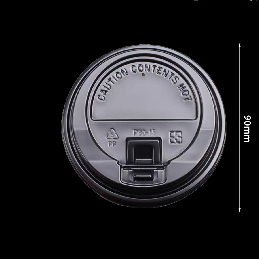 Ready to Ship 90mm Flip-Tab Coffee PP Cup Lids