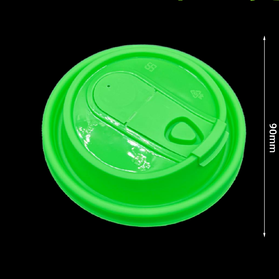 Ready to Ship 90mm Fold-Back Sip PP Cup Lids