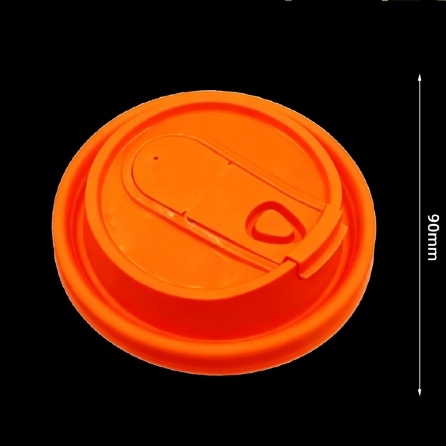 Ready to Ship 90mm Fold-Back Sip PP Cup Lids