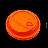 Ready to Ship 90mm Fold-Back Sip PP Cup Lids