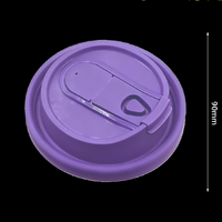 Ready to Ship 90mm Fold-Back Sip PP Cup Lids