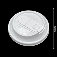 Ready to Ship 90mm Fold-Back Sip PP Cup Lids