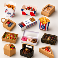 Custom Food Boxes Paperboard Food Packaging for Restaurants