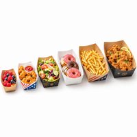 Custom Kraft Boat Food Trays