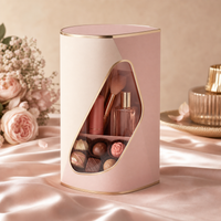 Custom irregular window paper canister