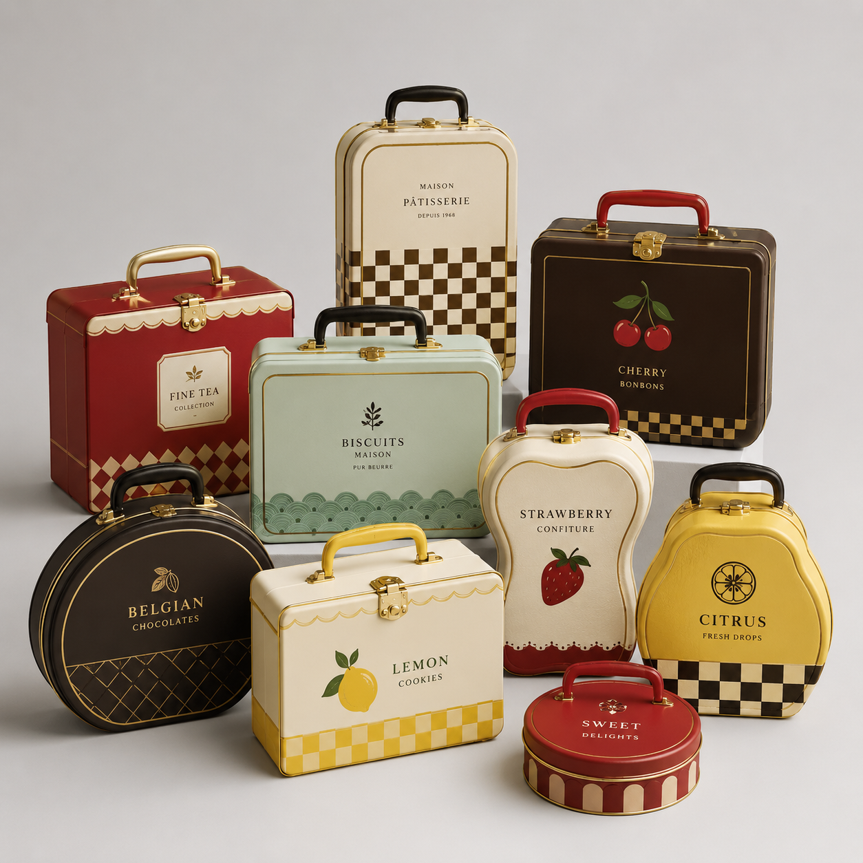 Custom Handled Tins