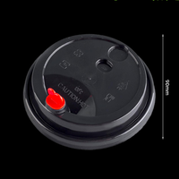 Ready to Ship 90mm Heart Slider PP Cup Lids