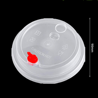 Ready to Ship 90mm Heart Slider PP Cup Lids