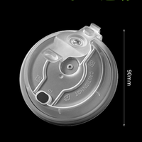Ready to Ship 90mm Hinged One-Piece PP Cup Lids