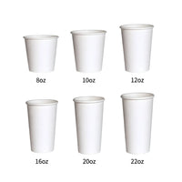 22oz Custom Printed Single Wall Coffee Cups