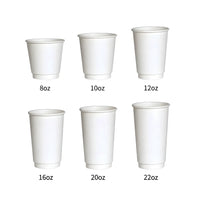 8oz Custom Double Wall Paper Coffee Cups