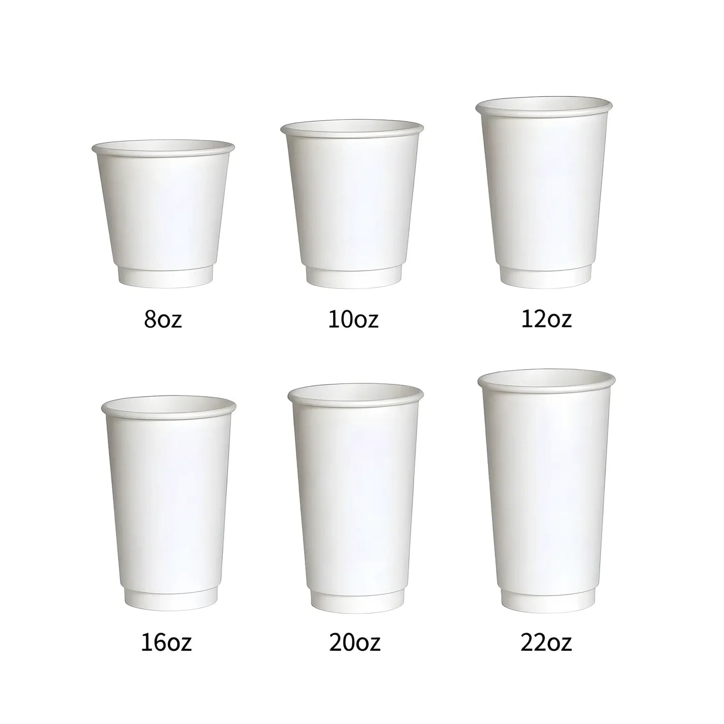 Custom Double Wall Paper Coffee Cups