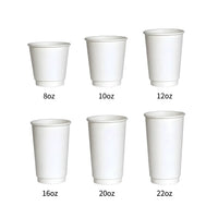 Custom Double Wall Paper Coffee Cups