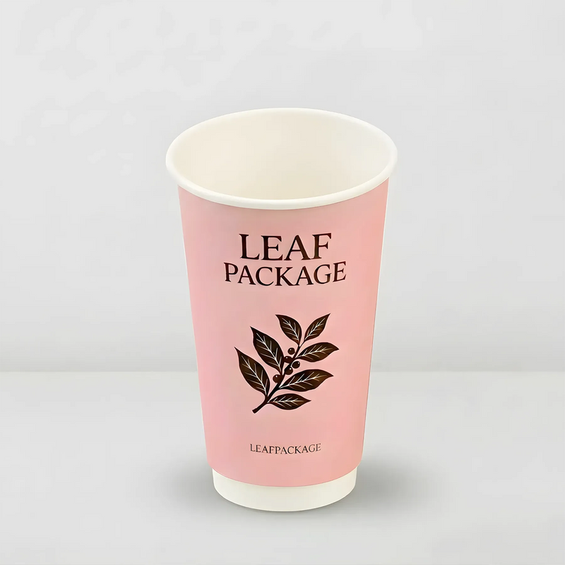 16oz Custom Double Wall Paper Coffee Cups