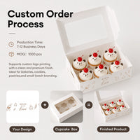 窓付きカップケーキ箱（特注品）