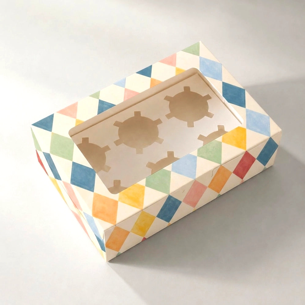 窓付きカップケーキ箱（特注品）