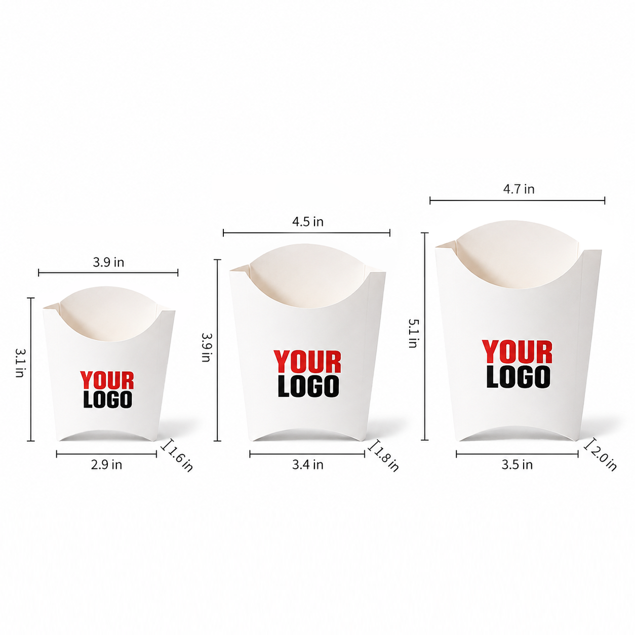 Custom Eco-Friendly French Fry Boxes