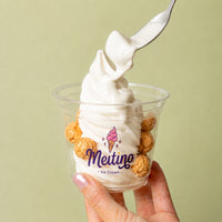 9oz Custom PET Flat-Bottom Ice Cream Cups with Logo – 95mm Rim