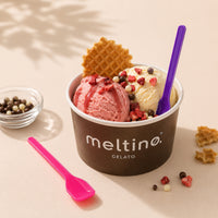Cucharas Desechables para Helado Delgado – 1000/Caja
