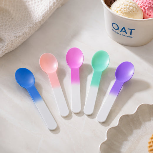 Color Changing Heavy Duty Ice Cream Spoons – 1000/Case