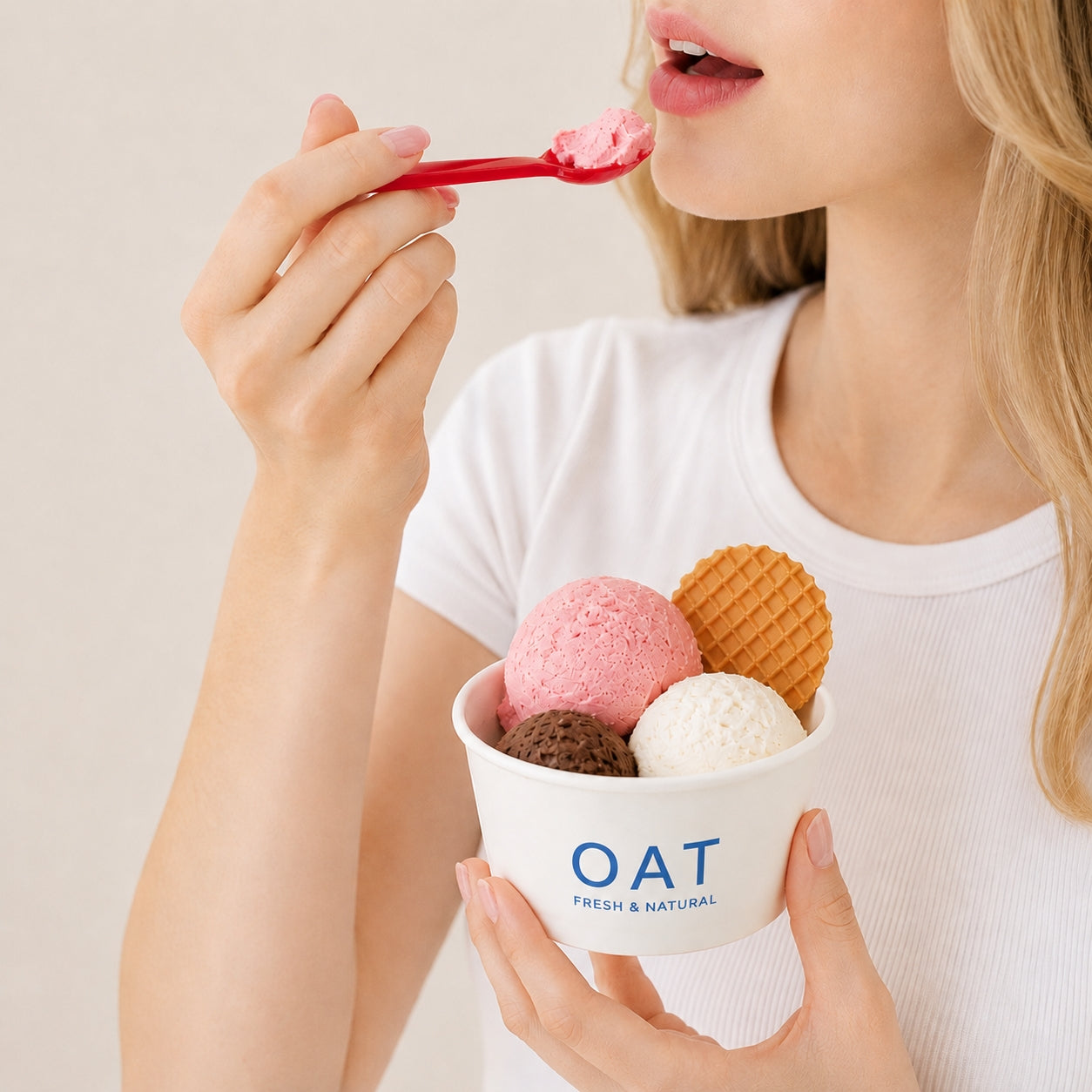 Mini Ice Cream Tasting Disposable Spoons – 3000/Case