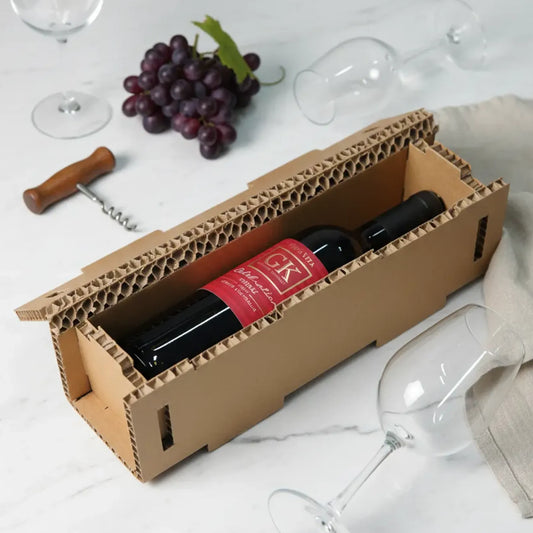 Custom Honeycomb Wine Box Packaging