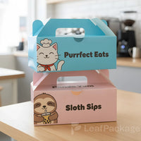 Custom Takeout Boxes with Handles
