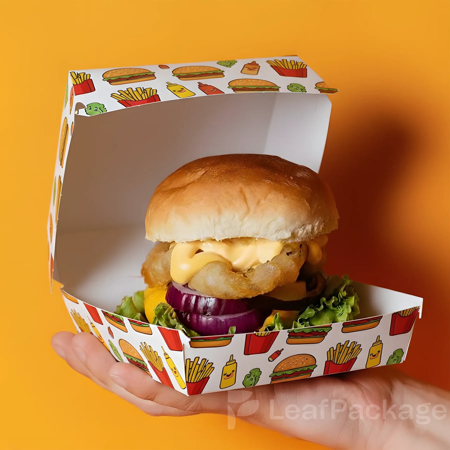 Custom Printed Burger Boxes