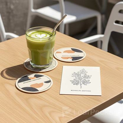 Custom Printed Paper Coasters