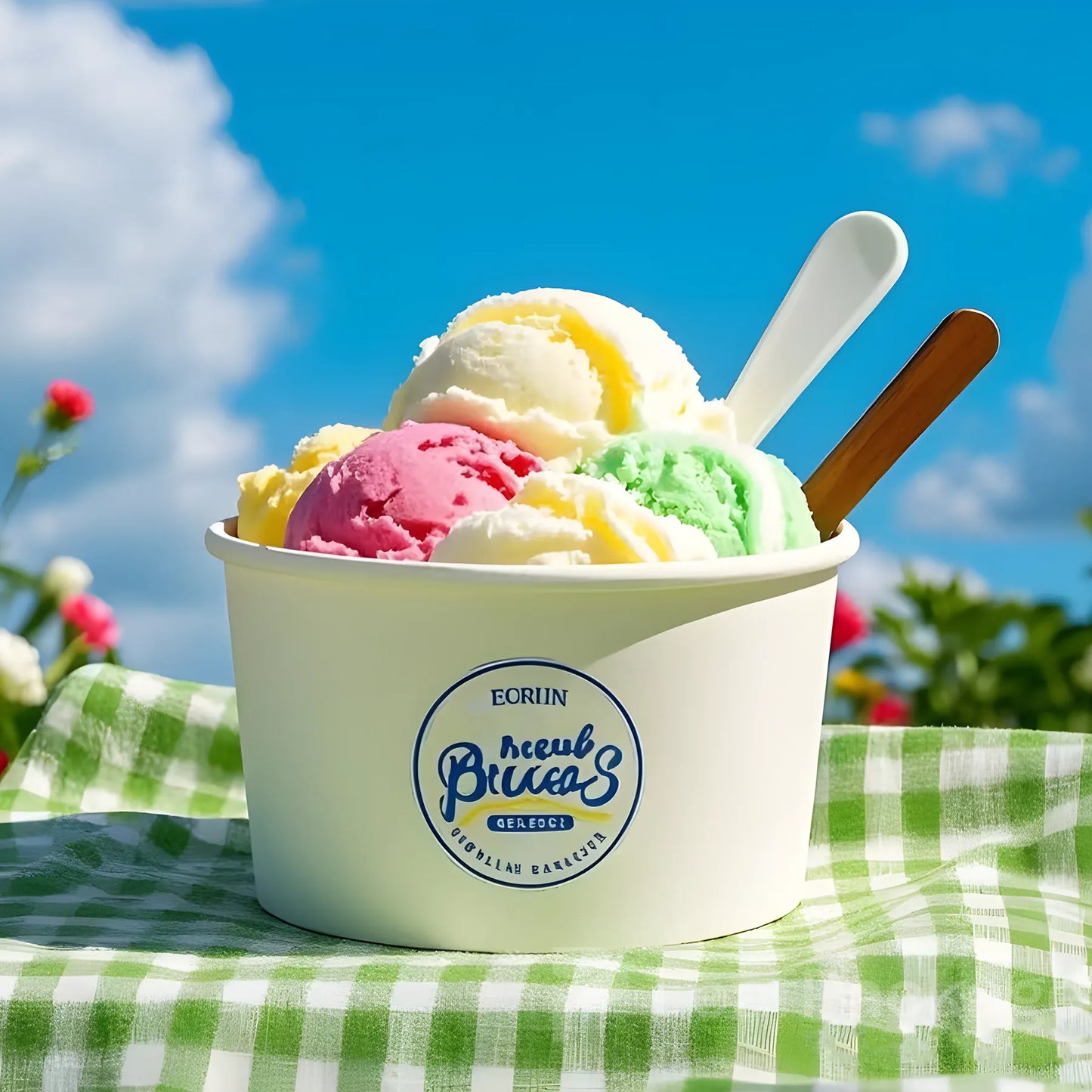 Custom Ice Cream Cups