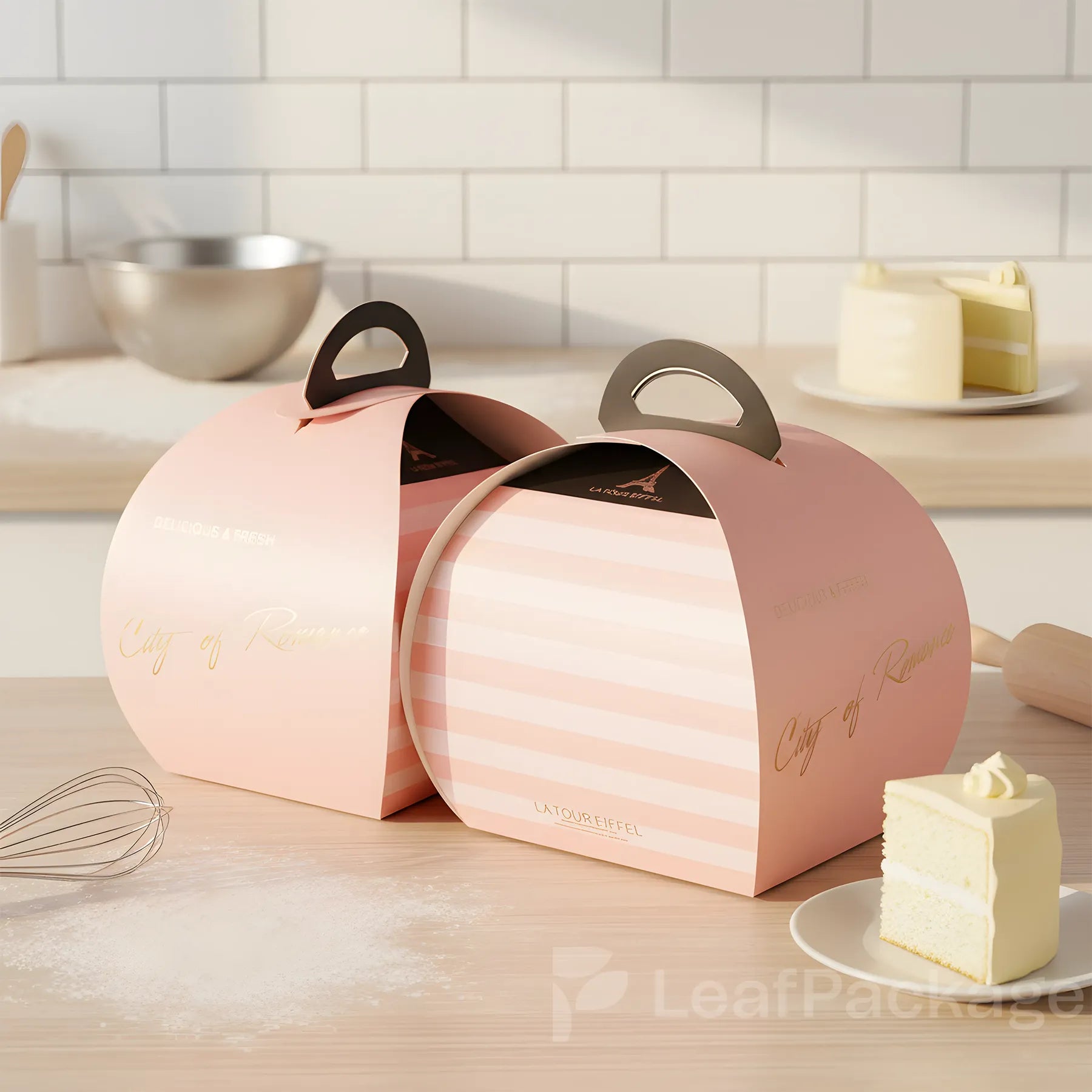 Custom Tulip Cake Box | Eco-Friendly Dessert Packaging – LeafPackage
