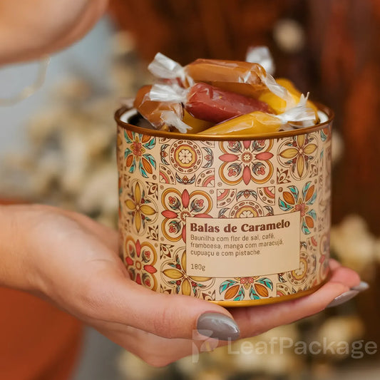 Custom Christmas Candy Tin