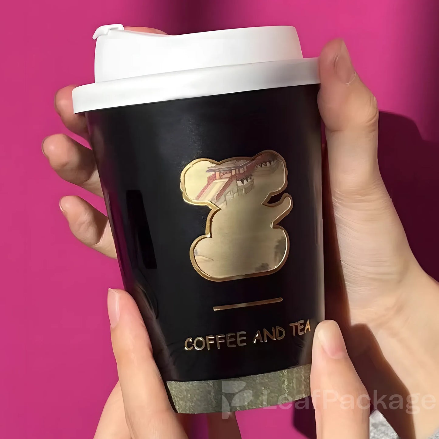 Custom Hollow Rotating Paper Cups